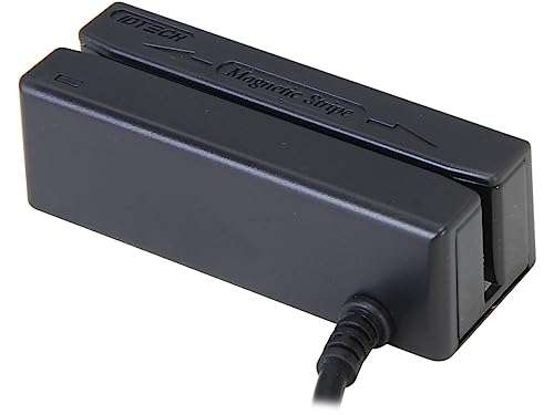 Idtech IDMB-334133B MiniMag II MagStripe Reader, Track 1, 2, and 3, USB Keyboard Emulation, Black