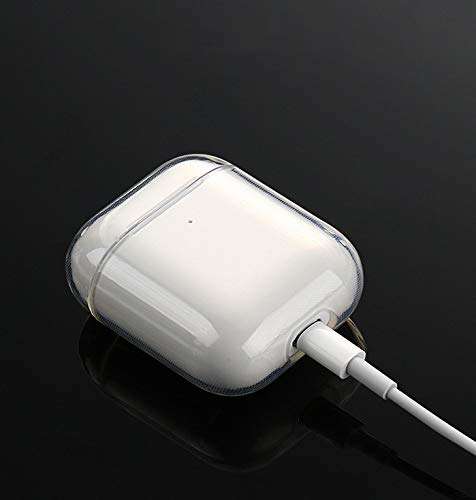 BTS Airpods Case Cute Clear Protective Cover Skin with Keychain for Girls BTS Merch Compatible with Apple Airpods 1&2 6