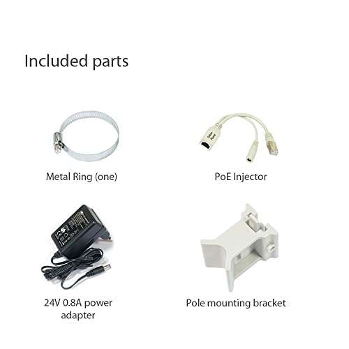 Mikrotik OmniTIK 5 PoE (RBOmniTikUPA-5HnD) 2-UNITS weatherproof outdoor Access Point with dual-polarized omni antennas, 5xEthernet ports with PoE output, 802.11a/n wireless radio 5