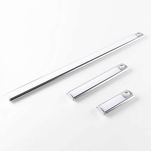 DINGXUEMEI XUEMEI Cell Phone Case Creative LED Light Control Human Body Sensing Long LED Night Light Charging Wardrobe Light Kitchen Corridor, Light Color:Warm Light, Size:120mm 3