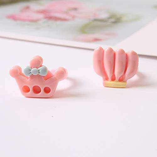 Samvardhan 36 Pcs Rings Set for Little Girls Rings with Heart Shape Box 6