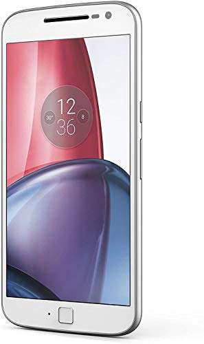 Motorola Moto G4 Plus XT1642 4G LTE Octacore Fingerprint (GSM Only, No CDMA) International Version (White) (White, 32GB) 1