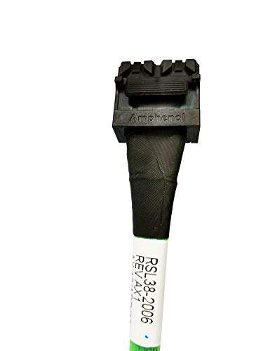 DiLiVing LSI94xx Series Dedicated 2 Port HD Mini SAS(SFF-8643 72P) to 2Port SlimSAS 4.0 4i(SFF-8654 38P) Cable(80CM) 5