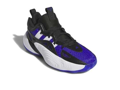 adidas Trae Unlimited 2 Basketball Sneaker, Lucid Blue/Cloud White/Lucid Lemon, 6.5 US Unisex Big Kid 1