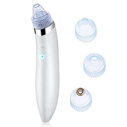 SARJUDAS ENTERPRISE Electric Microdermabrasion Derma Suction Blackhead Cleaning Remover Vacuum Tool Machine for Pimple Sucker and Facial Cleanser Device for Pores Acne Nose Skin (White) 1