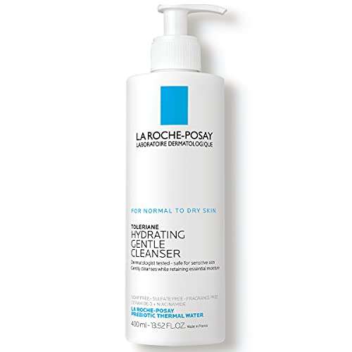 La Roche-Posay Toleriane Hydrating Gentle Face Wash Cleanser for Normal to Dry Sensitive Skin, 13.5 fl. oz. 1