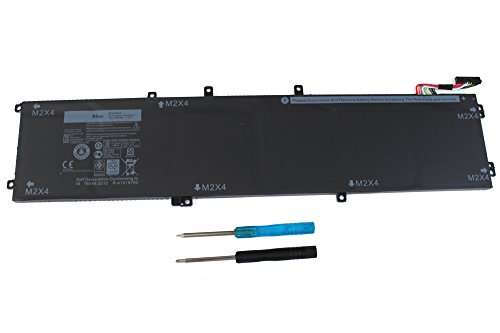 ANGWEL 4GVGH Laptop Battery for Dell Precision 5510, Dell XPS 15 9550 Series, Fit for 4GVGH 1P6KD [11.1V 84Wh] 2