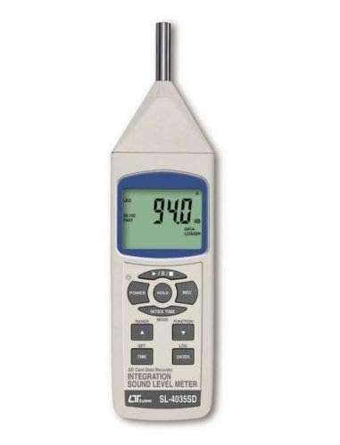 Portable Real Time Integrating Sound Level Meter (Range: 30 dB to 130 dB) for Industrial Noise, Traffic, Theatre, Noise Pollution Control | Model: SL-4035SD 1