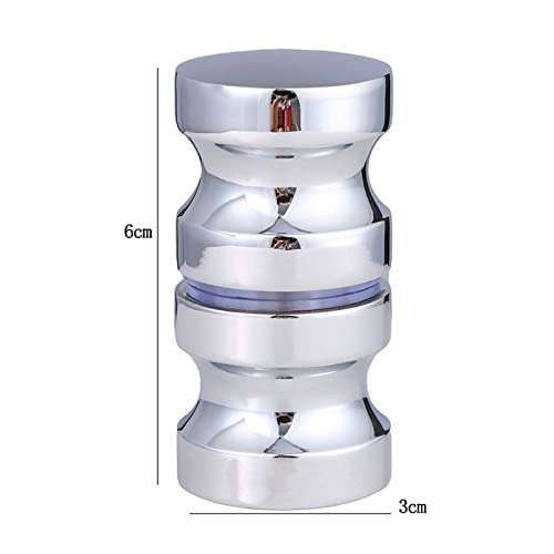 BINGDONGA Door Locks for bedrooms Stainless Steel Back-to Back Glass Door Knob Puller Push Bathroom Shower Cabinet Handle Single Glass Door Knob Home Hardware Door Handle 3