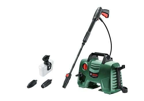 Bosch EasyAquatak 120 Bar 1500W Electric High Pressure Washer Cleaner with High Pressure Gun, Lance, 5m Hose, Variable Fan Jet Nozzle, Rotary Nozzle & Detergent Nozzle, Self Priming Capable 1