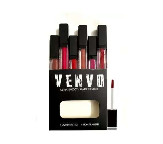 venvo (Pack Of 6 Shade) Combo Pack True Matte Ultra Smooth Liquid Lipstick (6ml each) (Multicolor, 36 ml) 1