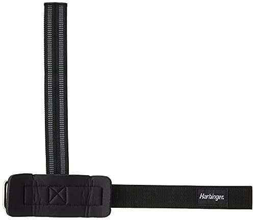 Harbinger 360531 Big Grip No-Slip Nylon Lifting Straps with DuraGrip (Pair), Pro, Black, 11.5 inches 2