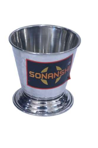 Sonanshi Stainless Steel Bucket/Balti for Serving Dishes Without Handle