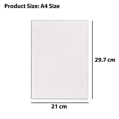 VARIETY CANVAS A4 300 GSM Cold Pressed Water Color Paper Set for Artists/Painting, Pack of 10 Sheets, White Color 2