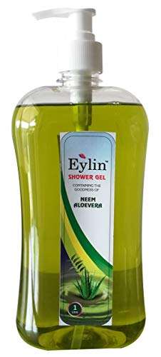 Eylin Herbal Shower Gel Neem/Aloevera Extract & Strawberry Extract (Combo 1 Liter Of Neem/Alovera Extract & 1 Liter Of Strawberry Extract) 5