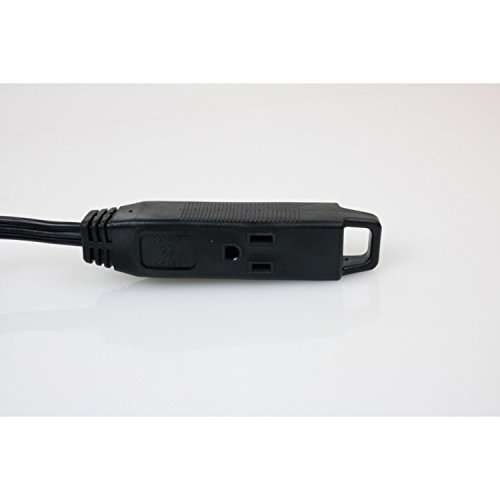 Axis 45515 Extension Cord, 8', Black, 8 Foot 4