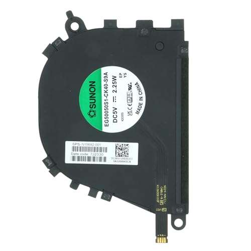 Replacement CPU Cooling Fan for HP Envy X360 13-BF 13-BF0013DX 2-in-1 N15692-001 EG50050S1-CK40-S9A ND75C44-21J01 4