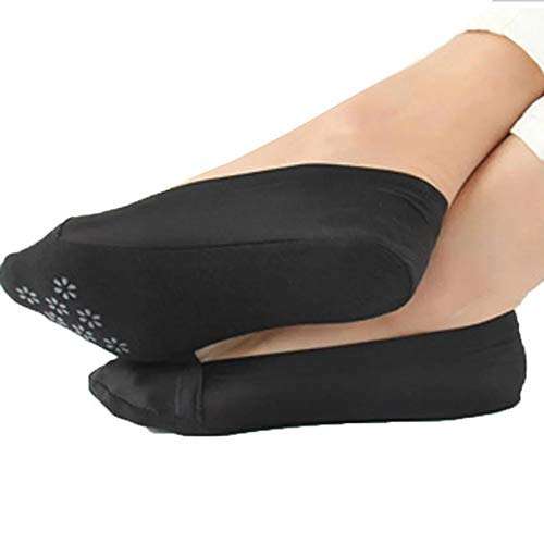 PinKit Women's/Girl's Ultra Thin Anti-Skid Ice Silk Lace No Show Socks/Foot cover/Footies Socks (Pack Of 4) Black/Beige/White/Grey 5