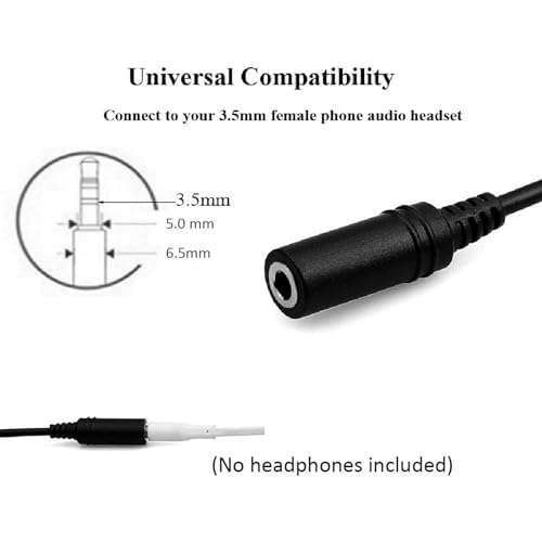 Retevis Earpiece Adapter,2 Pin to 3.5mm Walkie Talkies Headset Adapter Only Fit RT21 RT22 RT27 RT7 H-777 H777S RT18 RT19 RT22S (Not Fit for Other Brands) 2 Way Radios (1 Pack) 4