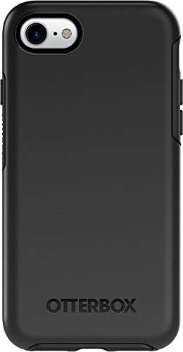 OtterBox iPhone SE 3rd/2nd Gen, iPhone 8/7 (not Compatible with Plus Sized Models) Symmetry Series Case - Black, Ultra-Sleek, Wireless Charging Compatible, Raised Edges Protect Camera & Screen 1