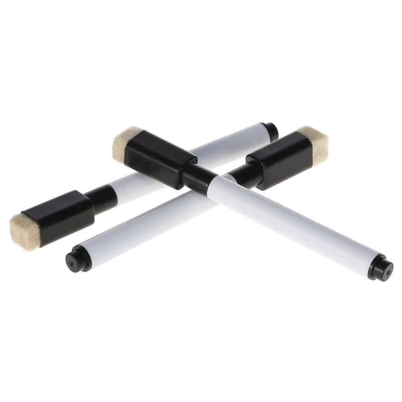 KRYTONE.Fx�Black Magnetic Whiteboard Pen Erasable Marker Office School Stationery Supplies Whiteboard Dry Wipe Pen Erasable Marker (10 BLACK) 5