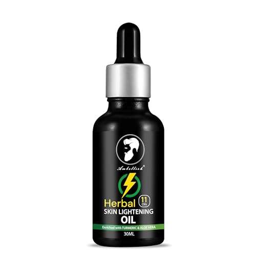 Skin Lightening Herbal Hair Oil Skin For Natural De-Tan, Skin Brightening, Moisturize The Dry Skin, Daily use Pack of 30ML 1