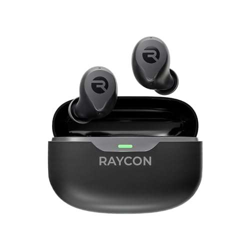 Raycon Everyday Earbuds Plus - Bluetooth True Wireless in-Ear Buds with 32 Hours Playtime, Multipoint Technology, Extreme Comfort, and Active Noise Cancellation (Carbon Black) 1