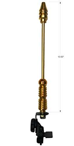 EncoreAuto Golden Car Light Flag Rod with Universal Bracket and Cover (White) for All Car Models/Judgement Rod/Corner Rod 3