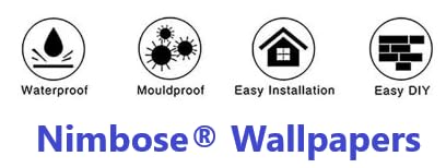 Nimbose® Wooden Wallpaper for Walls Vertical Wood Wall Stickers for Wall Decor Self Adhesive Wall Paper for Home Kitchen Living Room and Bedroom 45x1000 cm 5