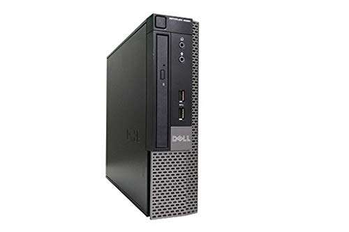 Dell Optiplex 9020 Ultra Small Form Factor Desktop PC, Intel Quad Core i5-4590S up to 3.7GHz, 8G DDR3, 256G SSD, WiFi, BT 4.0, Windows 10 64-Multi-Language Support English/Spanish/French (Renewed)