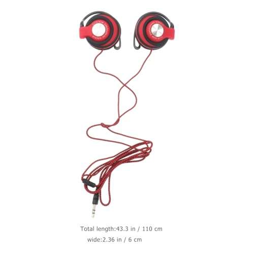 UKCOCO Headset in Ear Headphones Over-Ear Headphones ANC Headphones Over Ear Bass Driven Earbuds Ear Hooks Earphones Clip Headphones Earplugs Earhook Stereo Headphones Earbuds 2