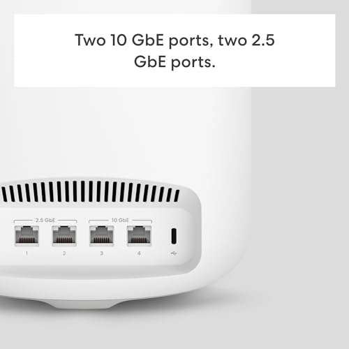 Amazon eero Max 7 mesh wifi system (newest model) - Supports internet plans up to 10 Gbps, Coverage up to 7,500 sq. ft., Connect 750+ devices, 3-pack 3