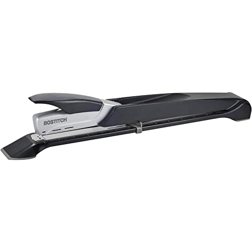 Bostitch/PaperPro Booklet Stapler - One Finger, No Effort, Spring Powered, Long Reach Stapler - Silver (1610) 5