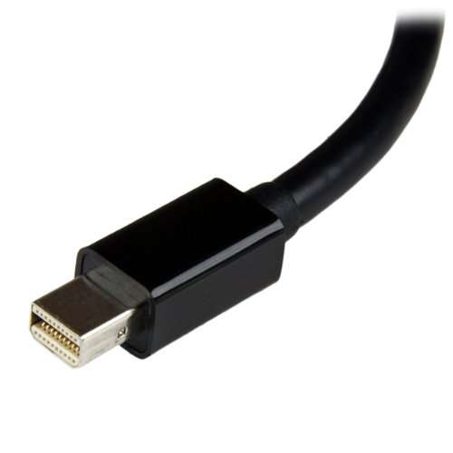 StarTech.com Mini DisplayPort to DVI Adapter - Mini DP to DVI-D Converter - 1080p Video - mDP or Thunderbolt 1/2 Mac/PC to DVI Monitor - Compact mDP 1.2 to DVI Single-Link Adapter Dongle (MDP2DVI3) 2