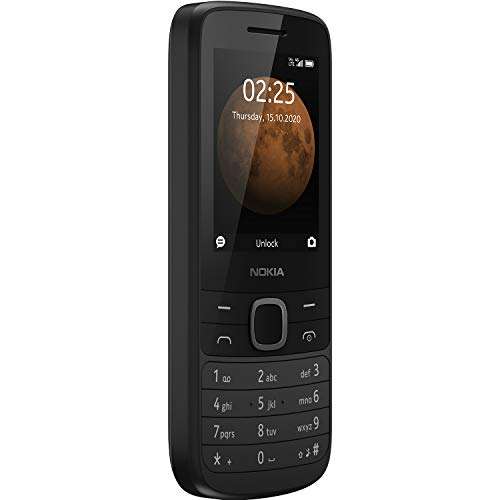 Nokia 225 4G Dual SIM Feature Phone with Long Battery Life, Camera, Multiplayer Games, and Premium Finish – Black Colour 2