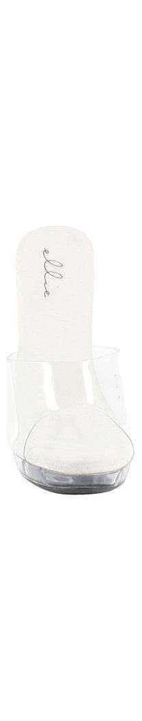 Ellie shoes, m-vanity 5in pump clear ten 3