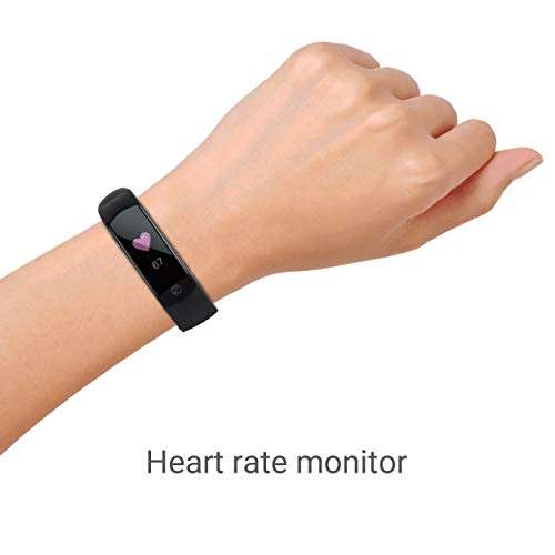 ZEB-FIT550CH, Zebronics Smart Fitness Band with Color Display, Heart Rate Monitor, Pedometer,Sleep Monitoring, Caller ID,Incoming Call Rejection & Music Control. (Blue) 2