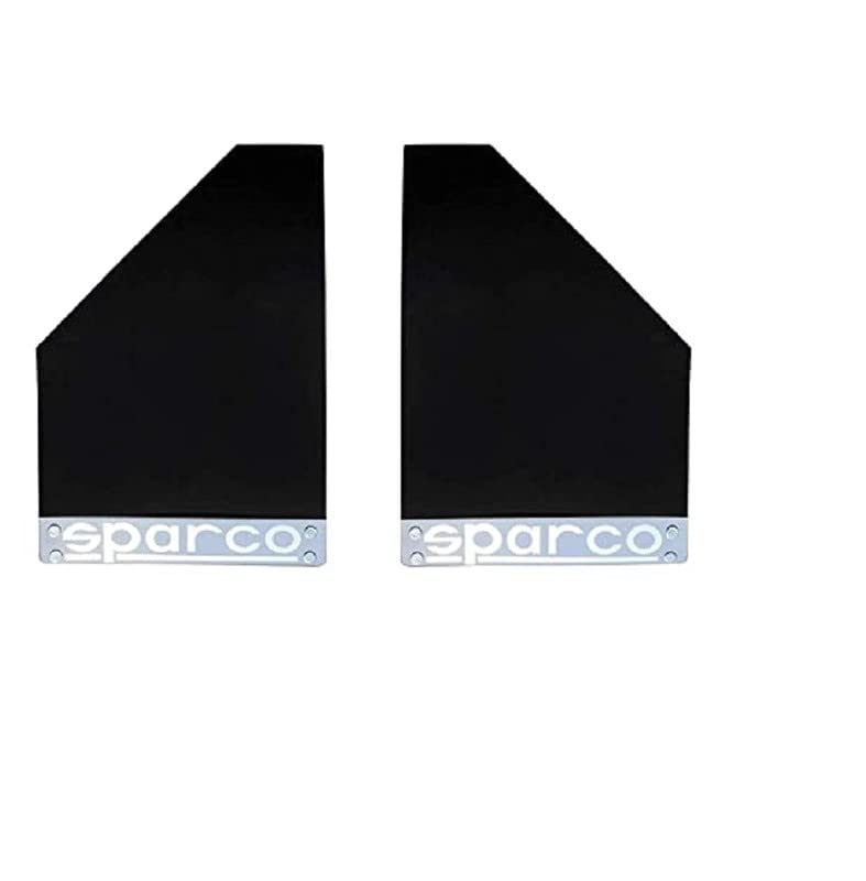 Vocado Black Sparco Car Plastic Mud Flap for Toyota Land Cruiser (Set of 2) 4