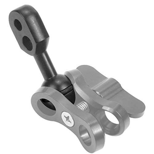 Cyruss 1'' Ball and YS Head Adapter Joint Arm Clamp for Underwater Strobe Housing 4
