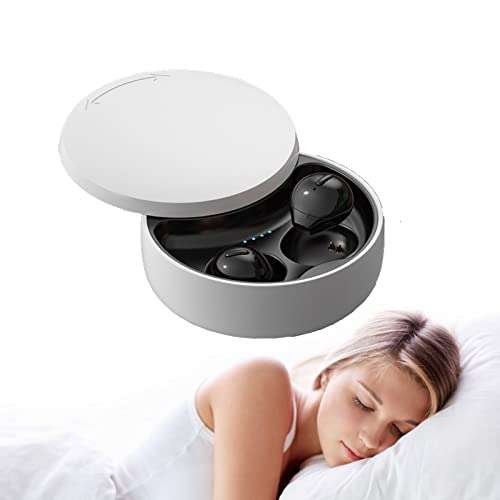 Wireless Earbuds Smallest Wireless Earbuds in-Ear Headphones Invisible Earbuds in Ear Earbuds for Small Ears Small Ear canals Discreet Headphones (Silver Black)