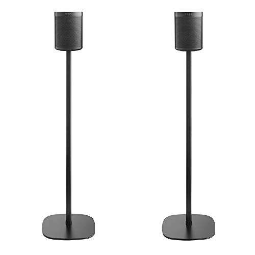Cavus CSSOB | Pair Floor Stands for Sonos ONE, SL and Play:1 Speakers (Black) 1