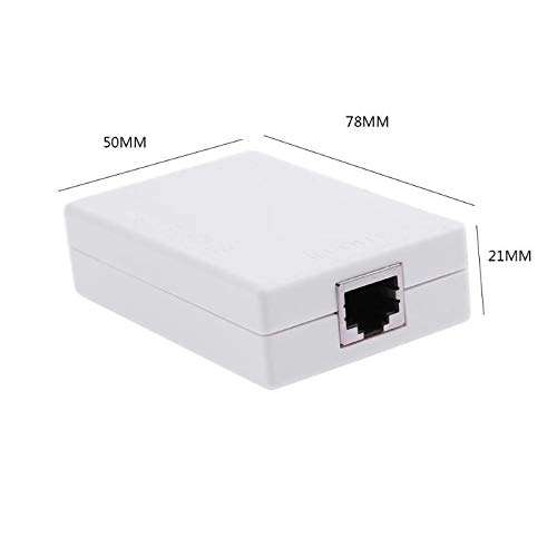 Mini 2 Port RJ45 Network Ethernet Network Box Switcher Dual Port Manual Sharing Switch Adapter HUB 5