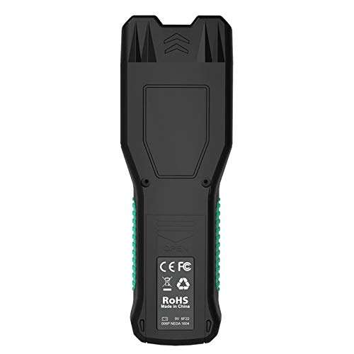 WUZHOUAME Multimeter Cables RM068 Digital Moisture Meter Temperature Measurement Pin Type Humidity Tool Wood Tile Building Construction Moisture LCD Display 3