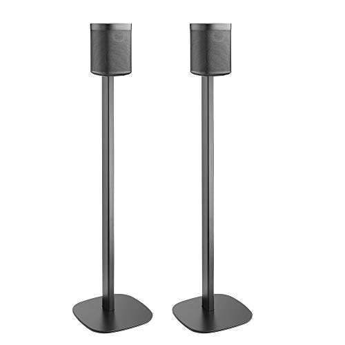 Cavus CSSOB | Pair Floor Stands for Sonos ONE, SL and Play:1 Speakers (Black) 2