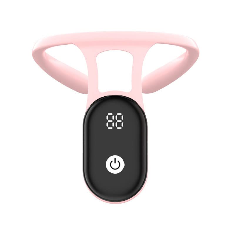 GEOBY Mericle Ultrasonic Portable Lymphatic Soothing Body Shaping Neck Instrument, Ultrasonic Lymphatic Neck, Ultrasonic Portable Lymphatic (Pink)