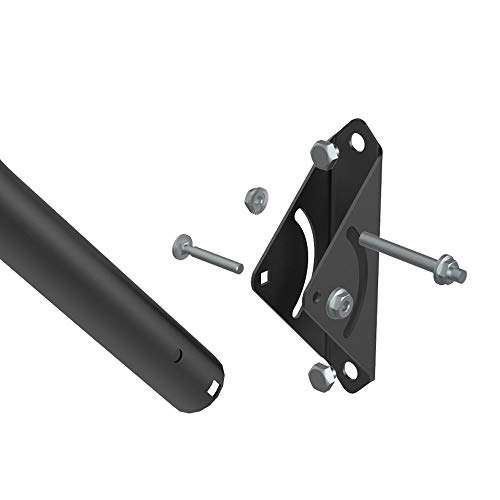 ANTOP Adjustable Outdoor/Attic TV Antenna Mount Pole, Stainless Painting 13 inch Arm Length, Reversible, Lightweight, Waterproof, Easy Installation 4