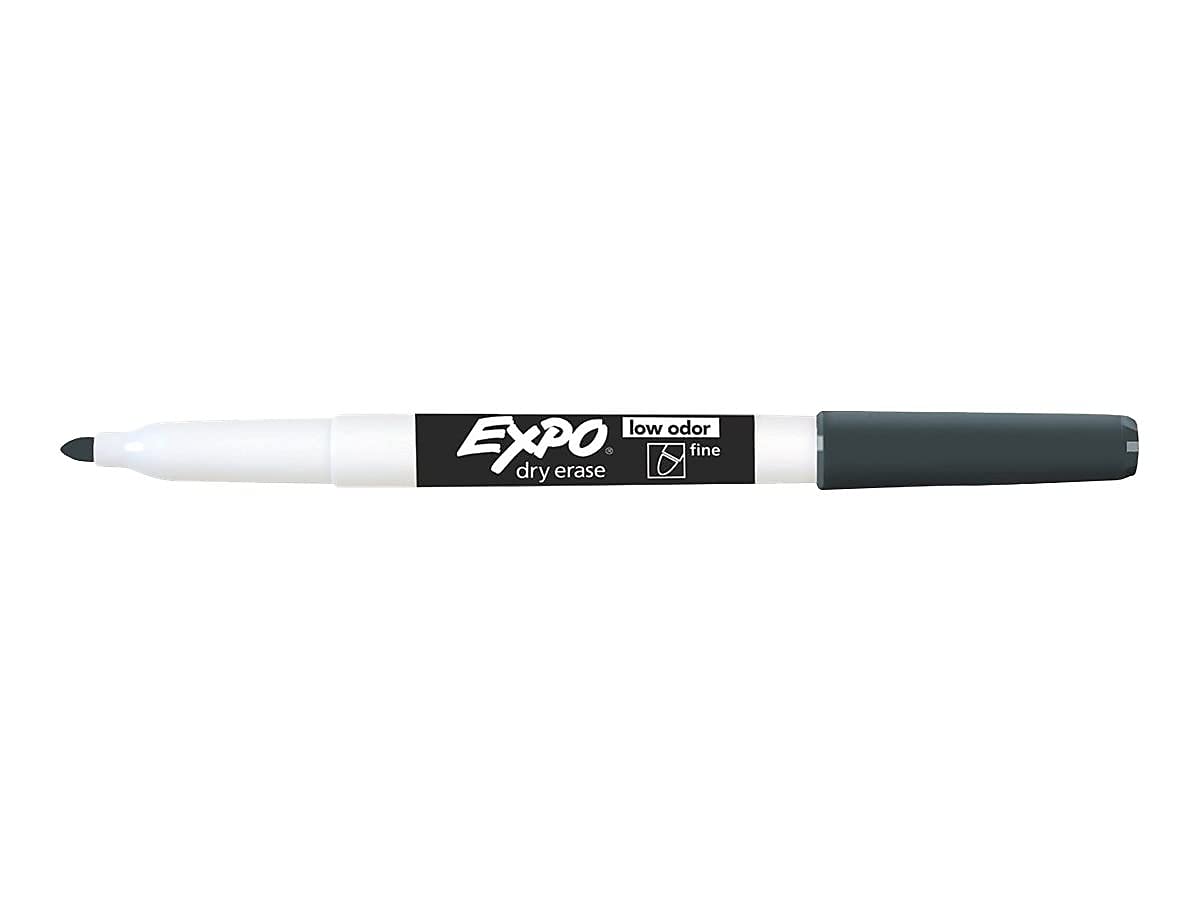 EXPO 86603 Low Odor Dry Erase Marker Fine Point Assorted 12/Set 3