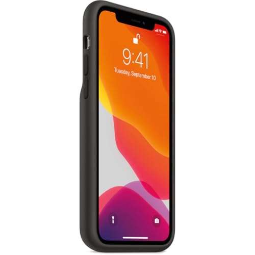 Apple iPhone 11 Pro Smart Battery Silicone Case with Wireless Charging - Black 4