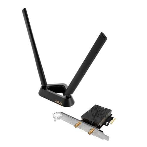 ASUS BE6500 (PCE-BE90BT) Tri Band PCI-E WiFi 7 (802.11be), Bluetooth 5.4, WPA3 Network Security, OFDMA and MU-MIMO, Multi-Link Operation 1