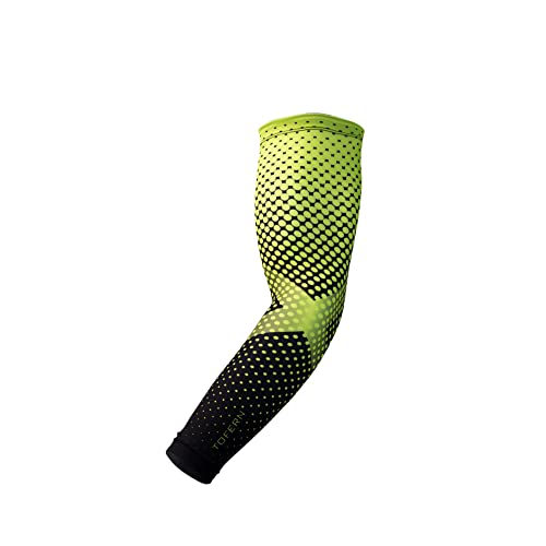 Tofern UV Sun Protection Arm Sleeves Men Women UPF50+ Non-Slip Cooling Compresion Arm Cover for Basketball Golf Cycling